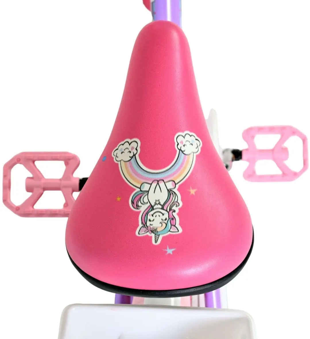 Volare Unicorn Kinderfiets 16 inch - Paars - afbeelding 6 van 6