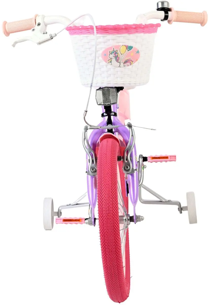 Volare Unicorn Kinderfiets 16 inch - Paars