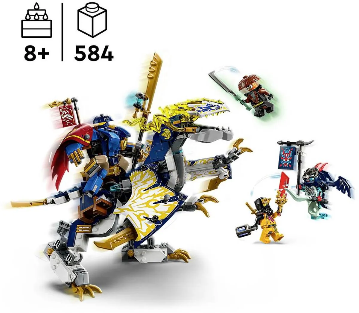 LEGO Ninjago 71843 Rogue Mech-Drakenruiter - afbeelding 4 van 5