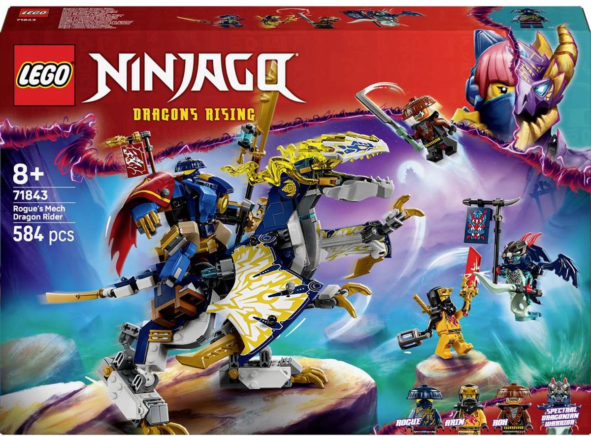 LEGO® NINJAGO 71843 Rogue mech-drakenruiter