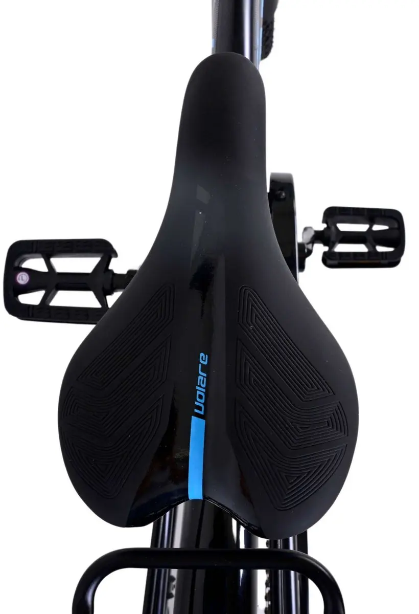 Volare Thombike Kinderfiets 24" - 3 Versnellingen - Zwart/Blauw
