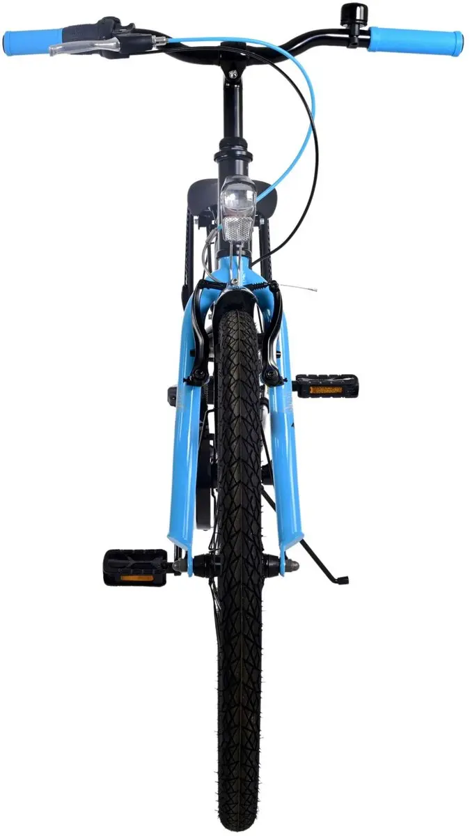 Volare Thombike Kinderfiets 24" - 3 Versnellingen - Zwart/Blauw