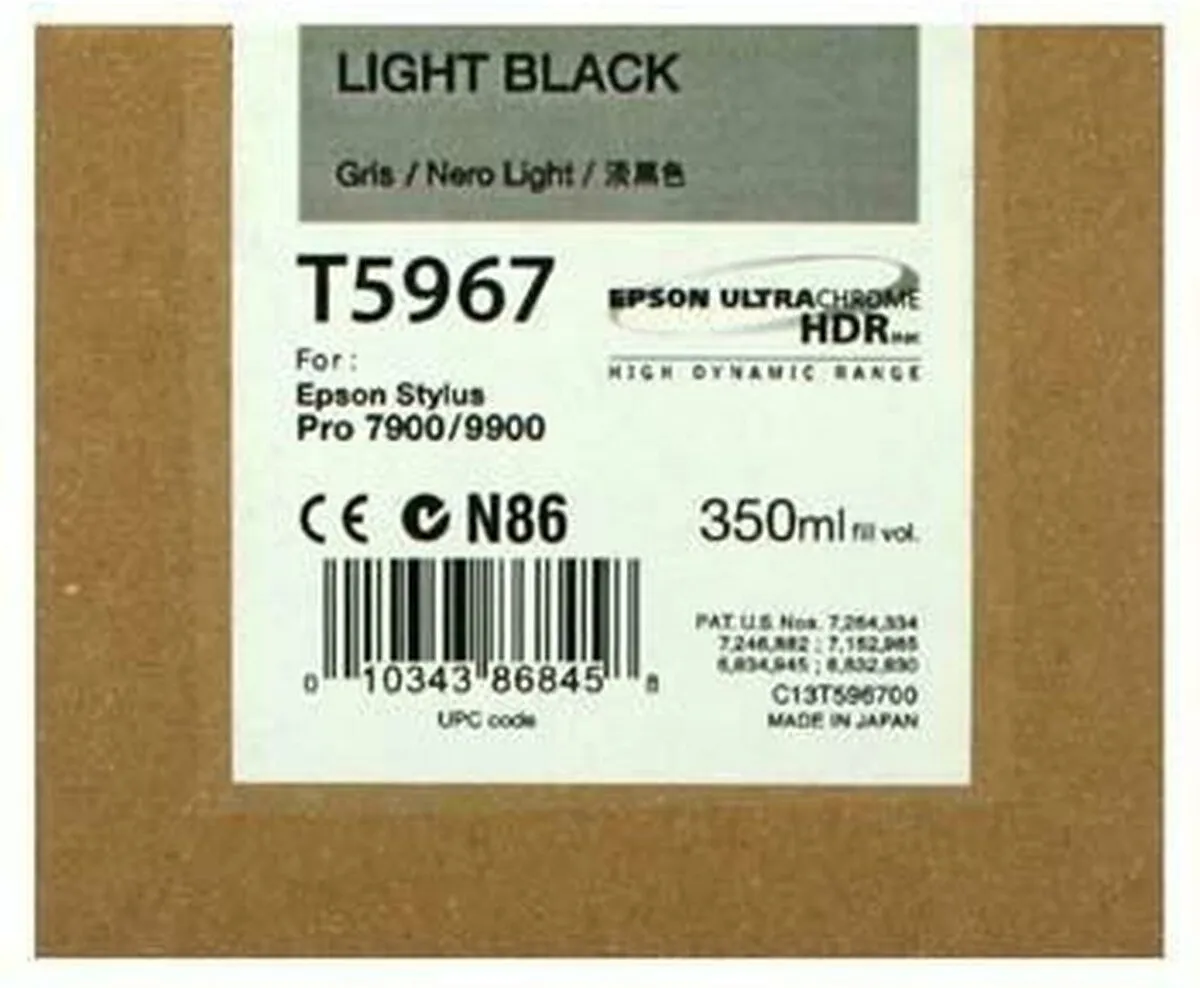 Epson T5967 Inktcartridge Zwart