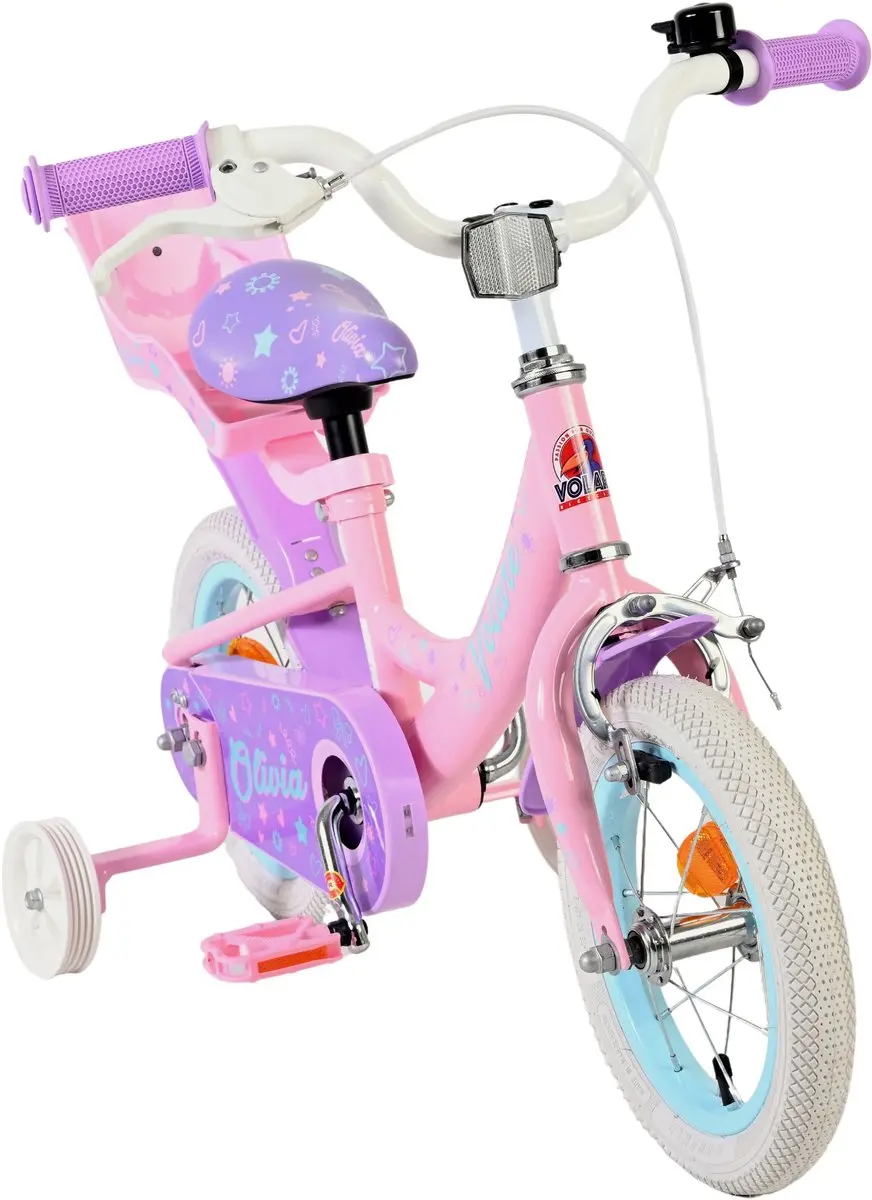 Volare Olivia Kinderfiets 12" - Roze