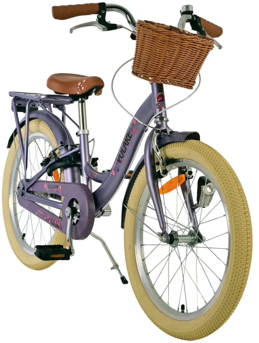 Volare Blossom Kinderfiets 20 inch - Paars - 1 Versnelling