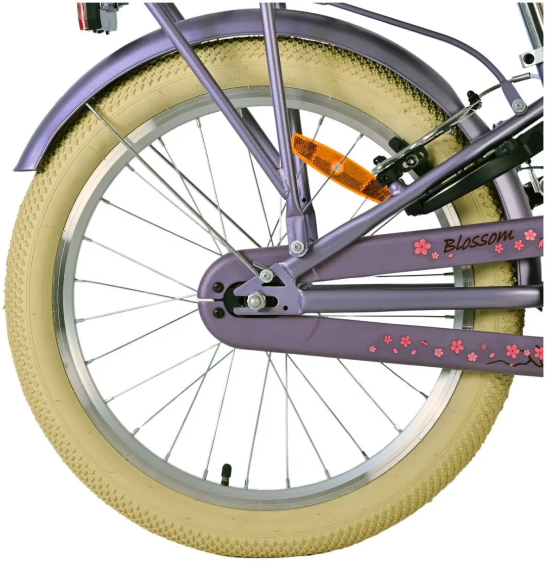 Volare Blossom Kinderfiets 20 inch - Paars - 1 Versnelling