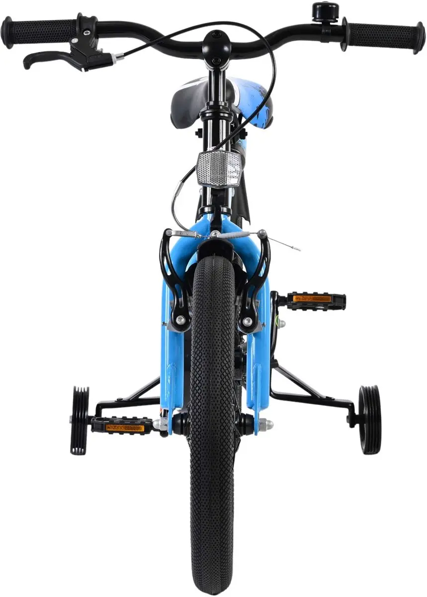 Volare Sportivo Kinderfiets 16 inch - 1 Versnelling - Zwart/Blauw