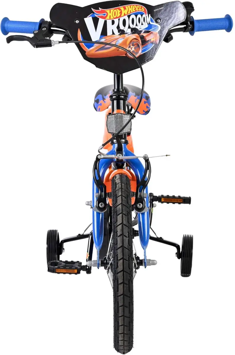 Volare Hot Wheels Kinderfiets 16 inch - Zwart/Blauw