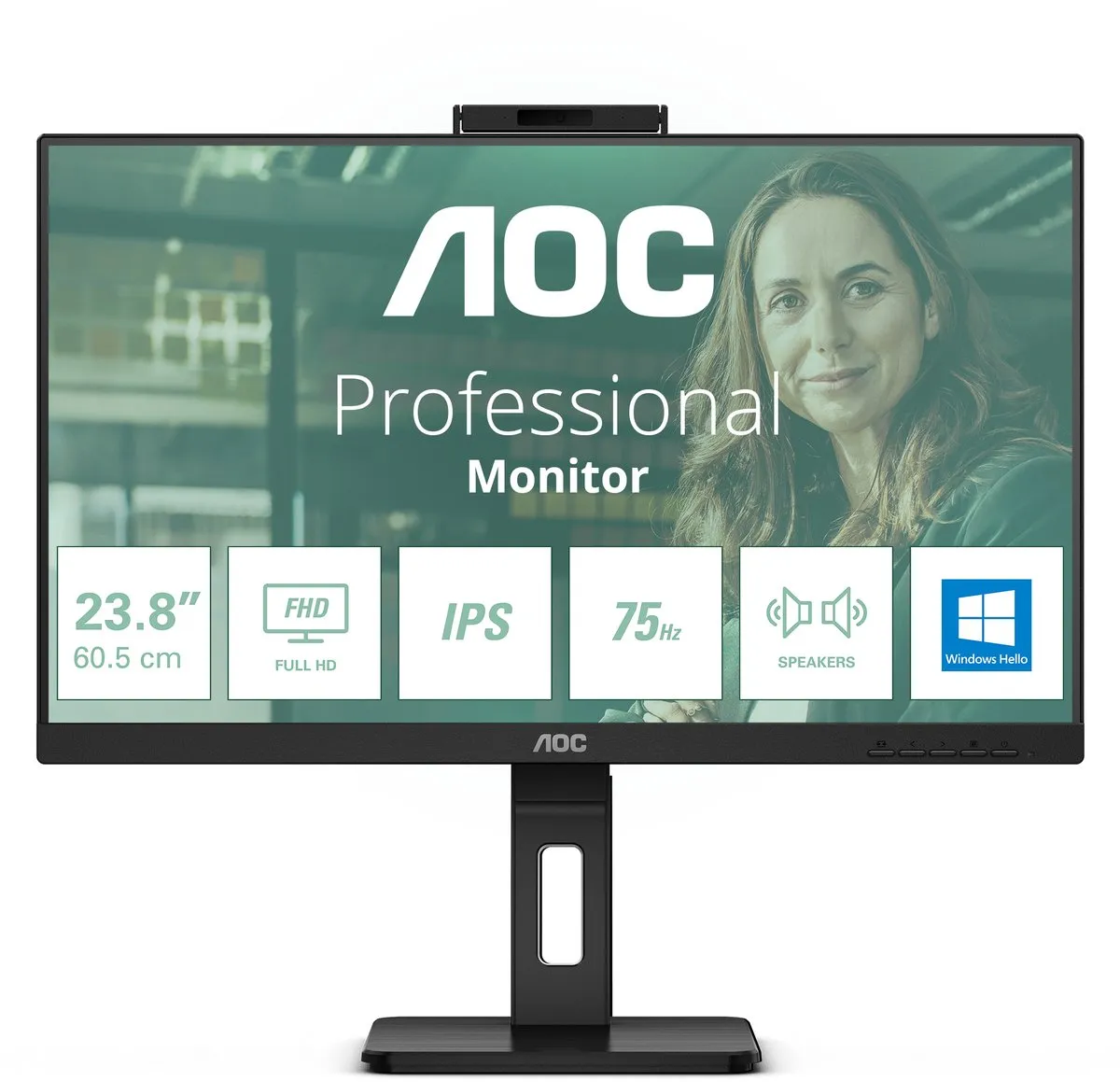 AOC 24P3CW Monitor 23,8" IPS - Flicker Free