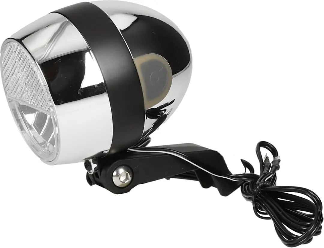 Cortina Amsterdam Dynamo Koplamp - 18 Lux - Chroom/Zwart