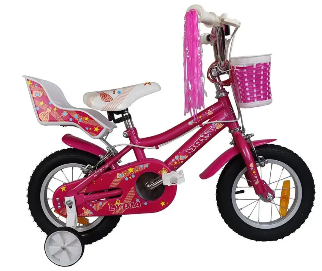 Umit Lydia 12" Fiets - Roze - 1 Versnelling - afbeelding 2 van 2