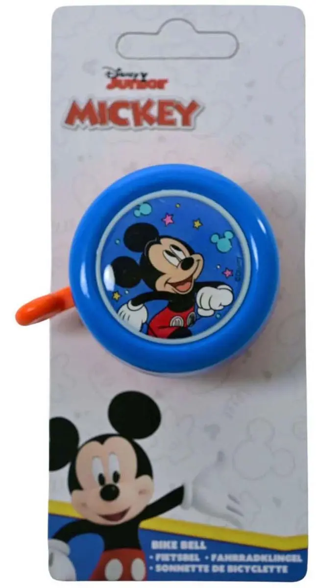 Volare Disney Mickey Mouse Fietsbel - Blauw Oranje