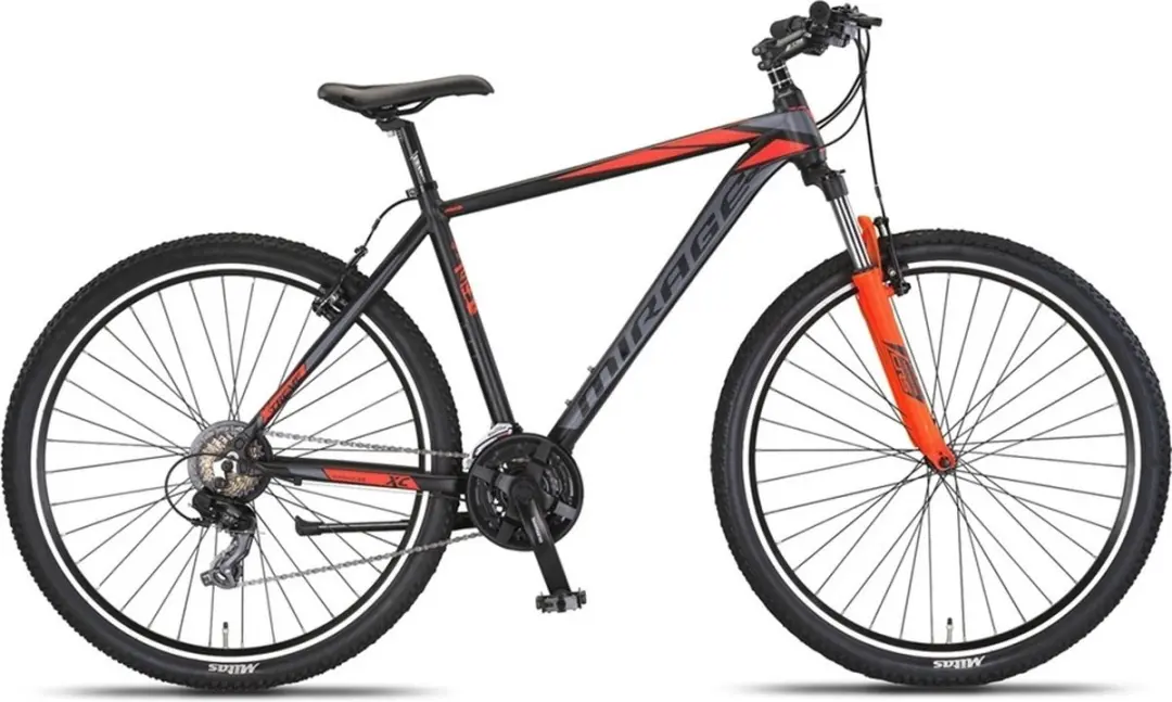 Umit Mirage Mountainbike 27,5" 21V - Zwart/Oranje