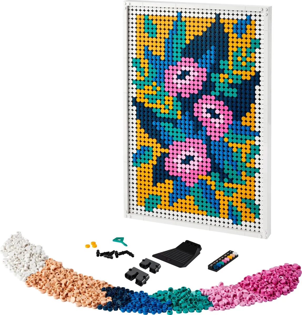 LEGO Art Bloemkunst 31207 - 2570 Stukken - Meerkleurig - afbeelding 3 van 6