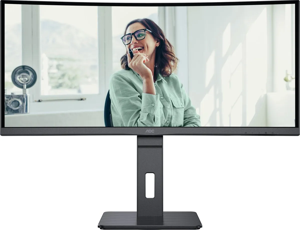 AOC CU34P3CV Ultrawide Curved Monitor 34 Inch - QHD 100Hz - afbeelding 6 van 6