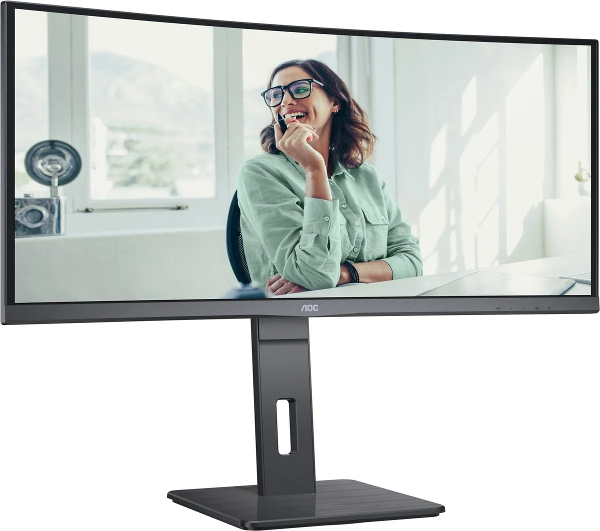 AOC CU34P3CV - Ultrawide Curved QHD VA 100Hz Monitor - 34 Inch