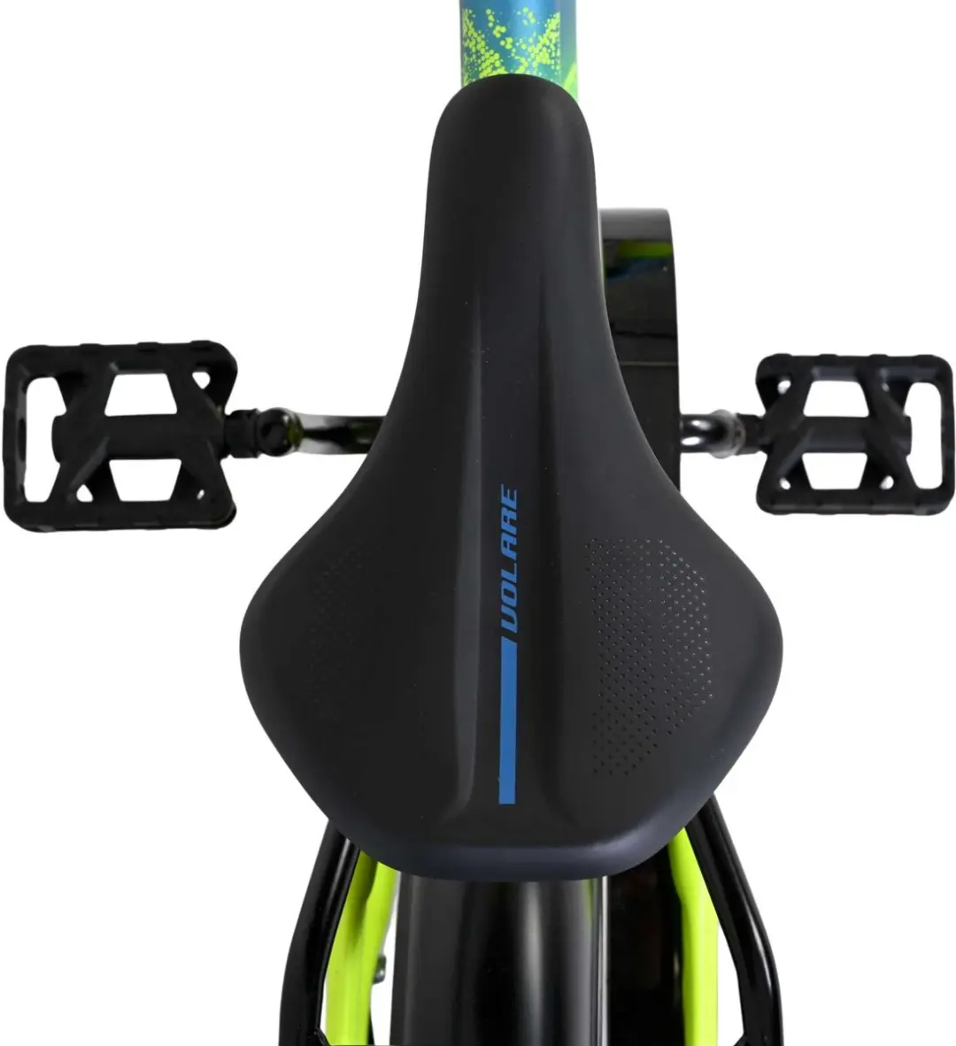 Volare Thombike Kinderfiets 14 inch - 1 Versnelling - Blauw/Geel - afbeelding 6 van 6
