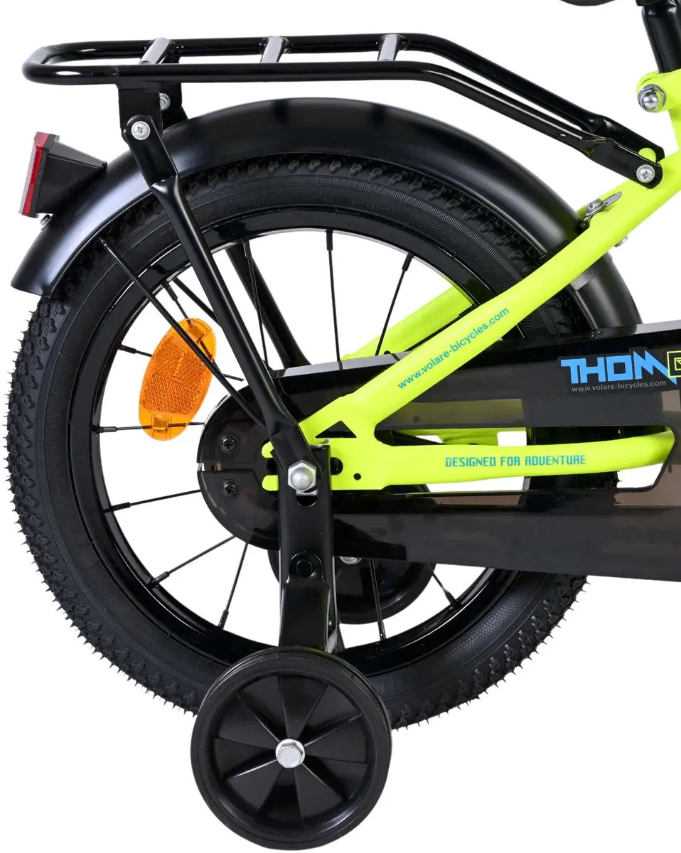 Volare Thombike Kinderfiets 14 inch - 1 Versnelling - Blauw/Geel
