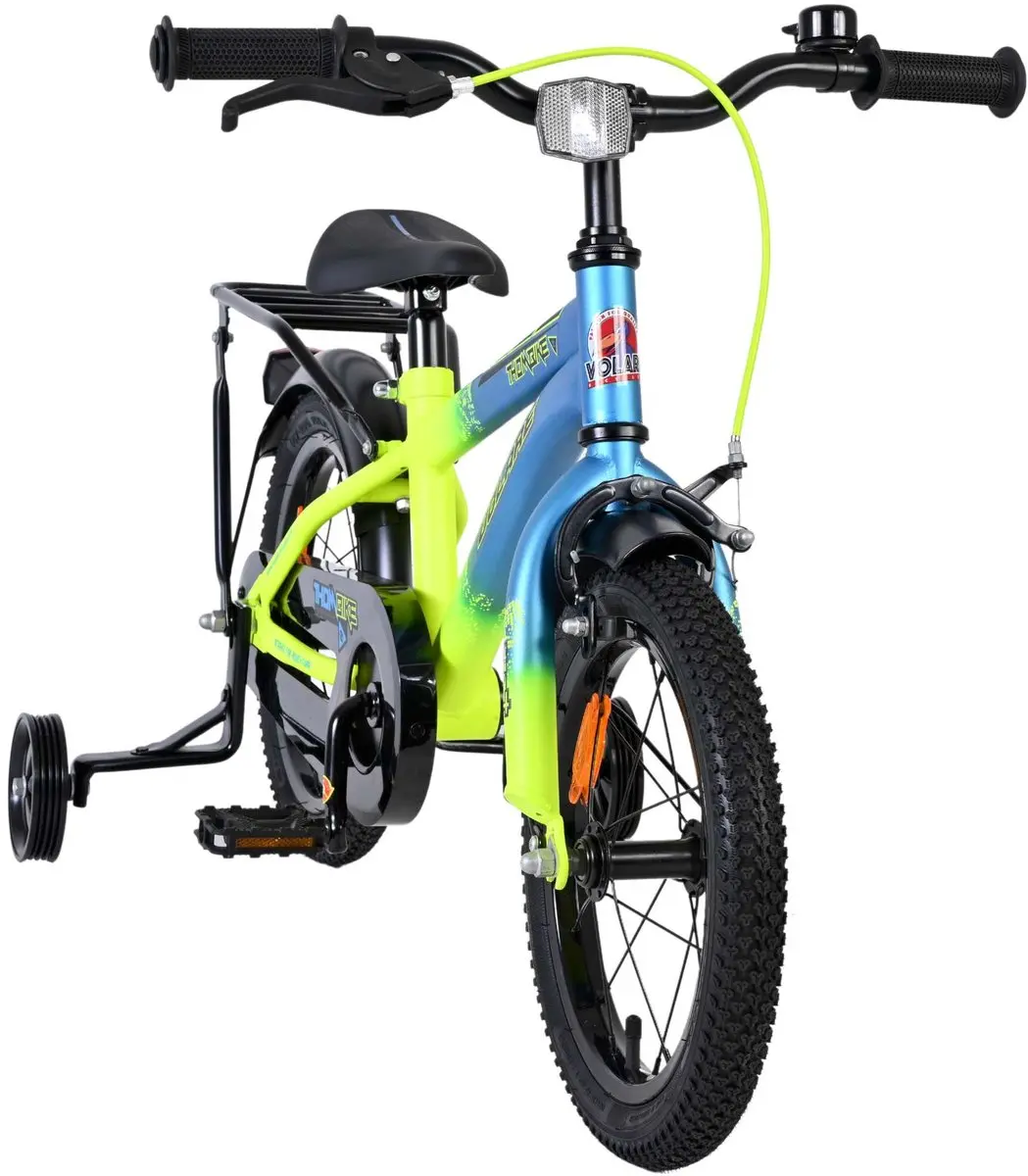 Volare Thombike Kinderfiets 14 inch - 1 Versnelling - Blauw/Geel
