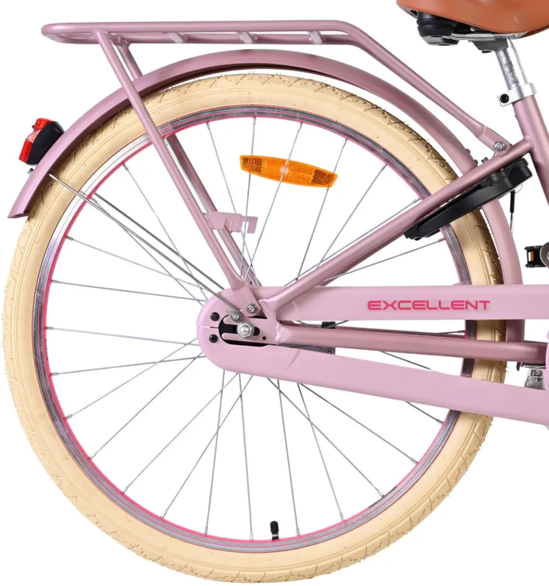 Volare Excellent Kinderfiets 24 inch - 1 Versnelling - Roze - afbeelding 6 van 6