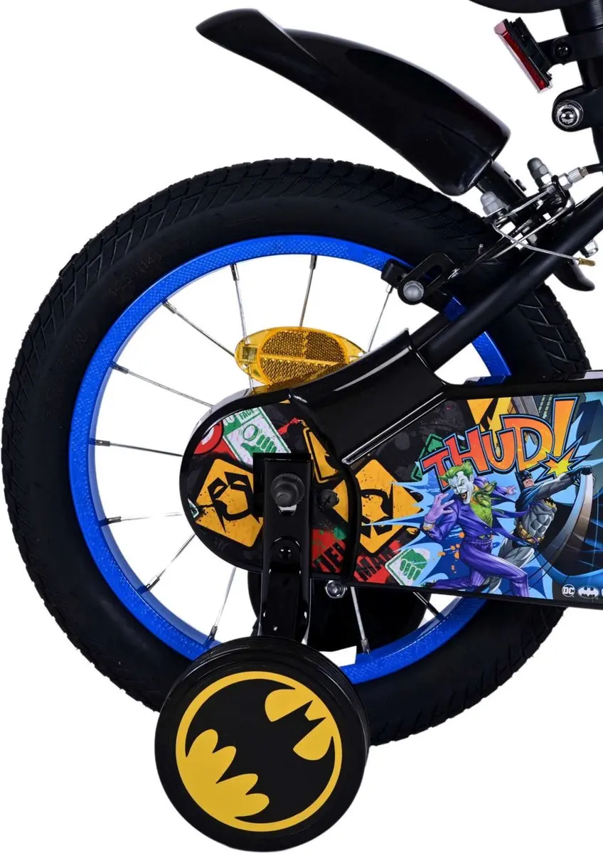 Volare Batman Kinderfiets 14 inch - Zwart - 1 Versnelling