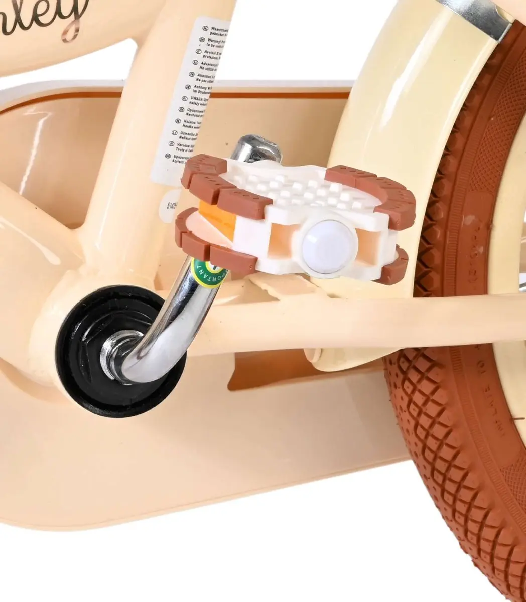 Volare Ashley Kinderfiets 14 inch - Meisjes - Crème
