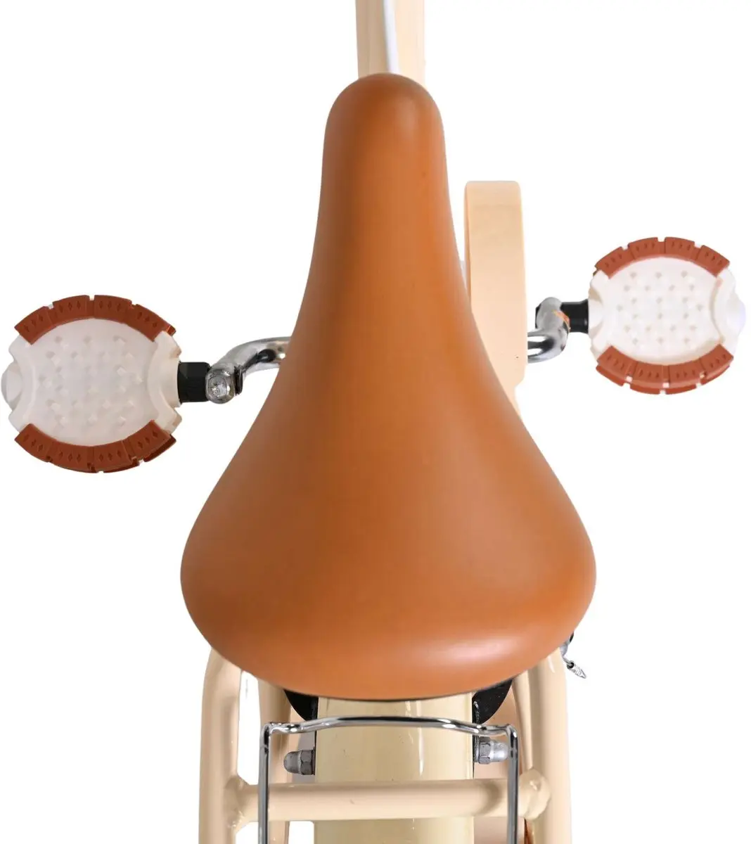 Volare Ashley Kinderfiets 14 inch - Meisjes - Crème - afbeelding 6 van 6