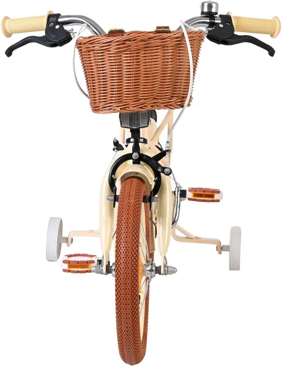Volare Ashley Kinderfiets 14 inch - Meisjes - Crème