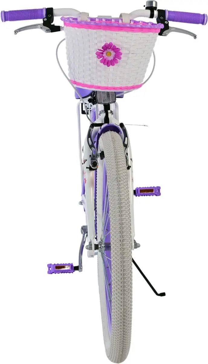 Volare Lovely Kinderfiets 24 inch - Meisjes - 1 Versnelling - Paars