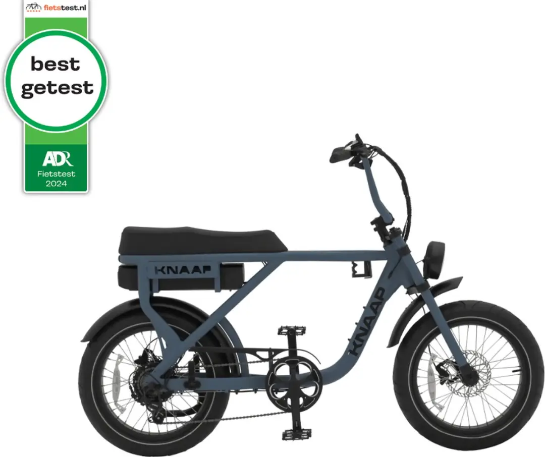 KNAAP AMS X26 Ice Blue Elektrische Fatbike 250W
