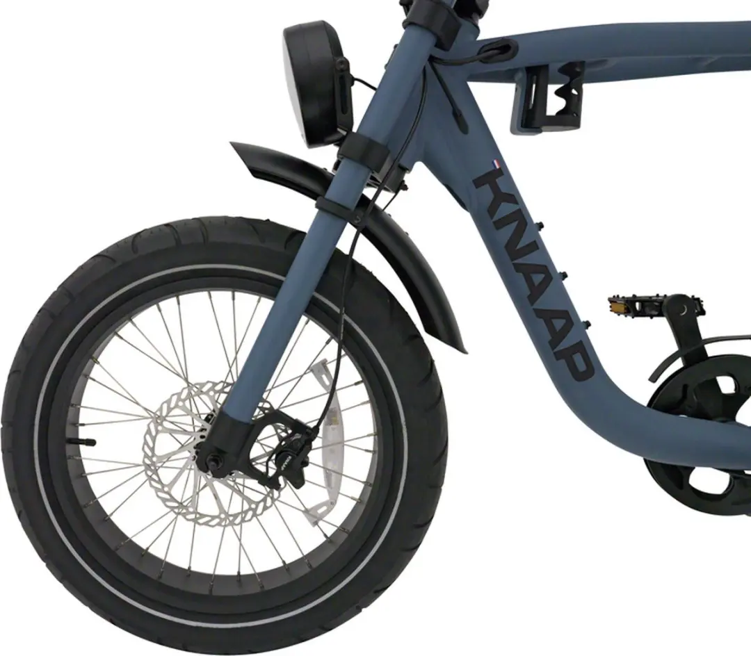 KNAAP AMS X26 Ice Blue Elektrische Fatbike 250W - 720Wh - 20" - 7 Versnellingen