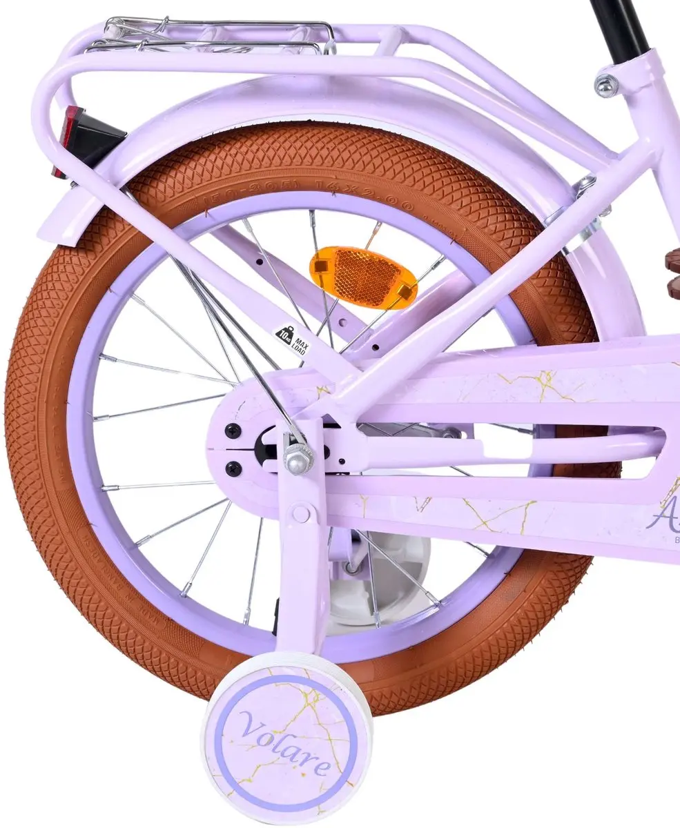 Volare Ashley Kinderfiets 16 inch - Lila