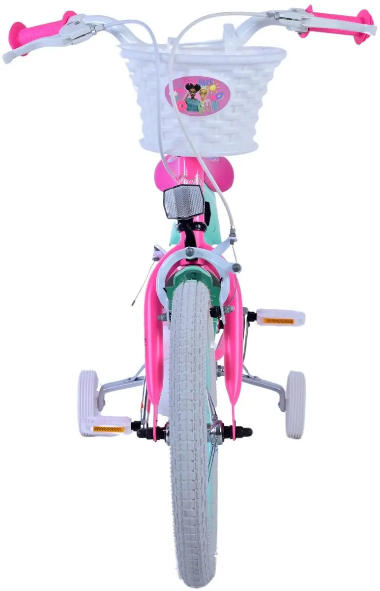 Volare Barbie Kinderfiets 16 inch - Roze - Met zijwielen
