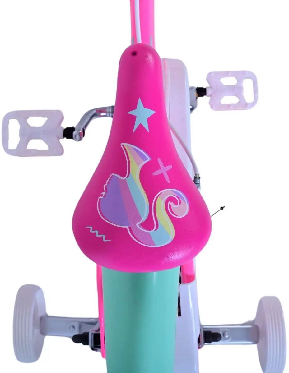 Volare Barbie Kinderfiets 16 inch - Roze - Met zijwielen