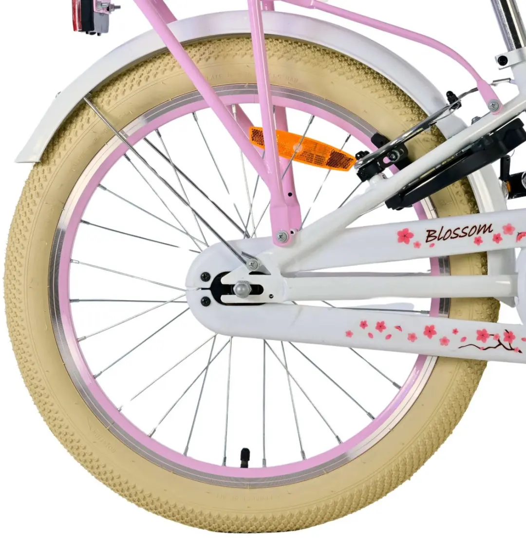 Volare Blossom Kinderfiets 20 inch - Wit - 1 Versnelling