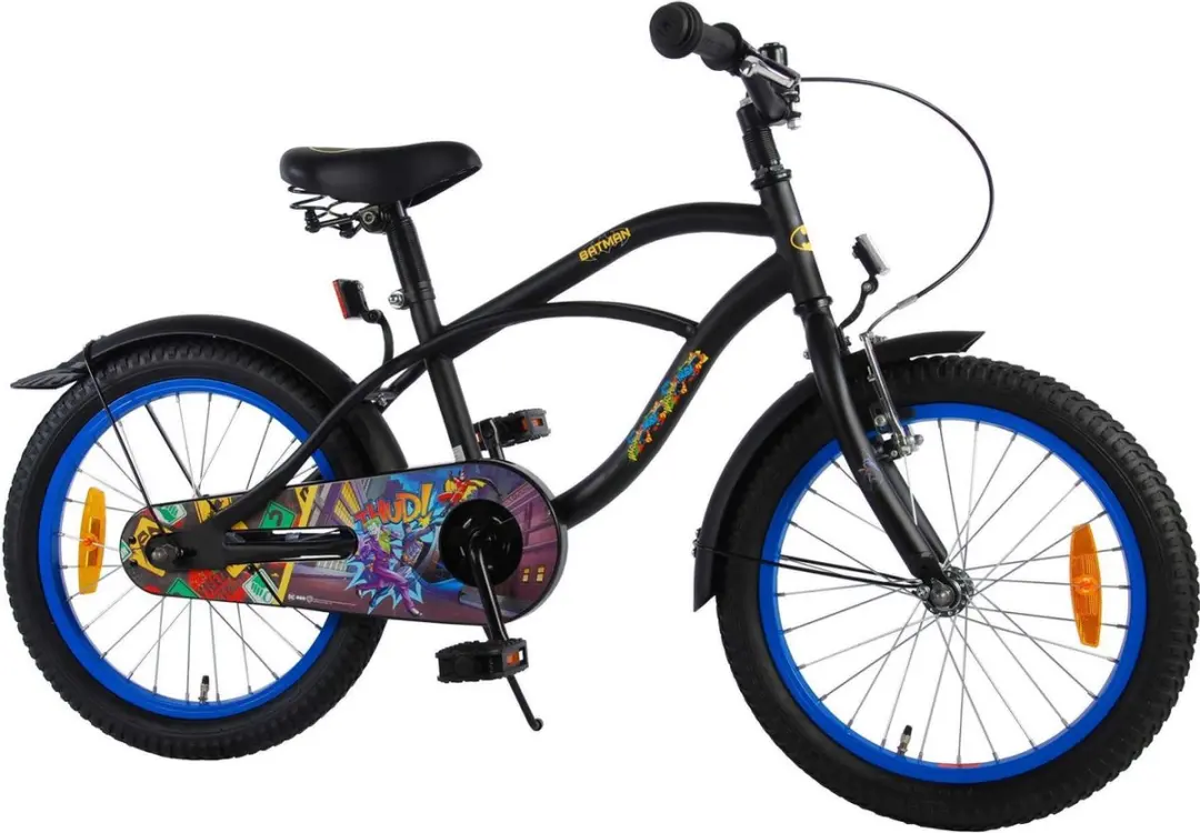 Volare Batman Kinderfiets 18 inch - 1 Versnelling - Zwart