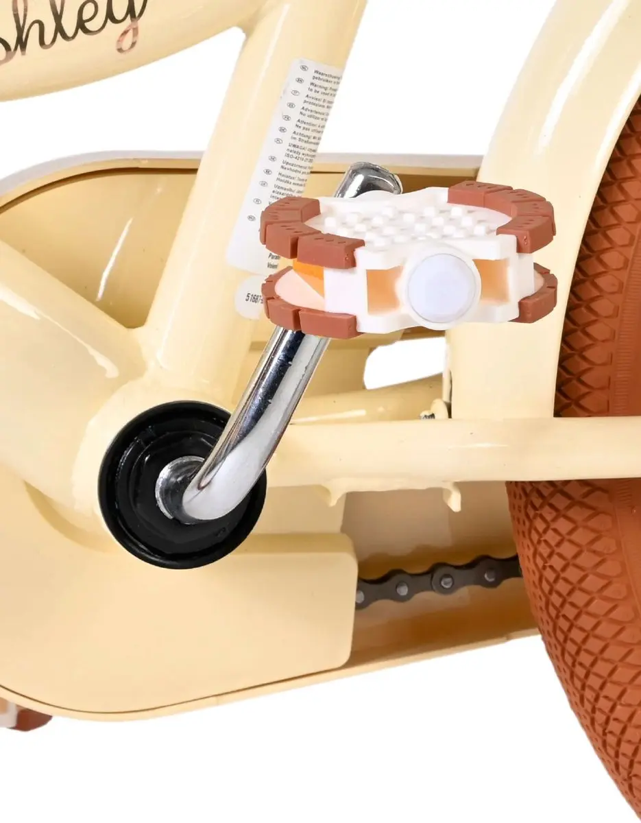 Volare Ashley Kinderfiets 16 inch - Meisjes - Crème