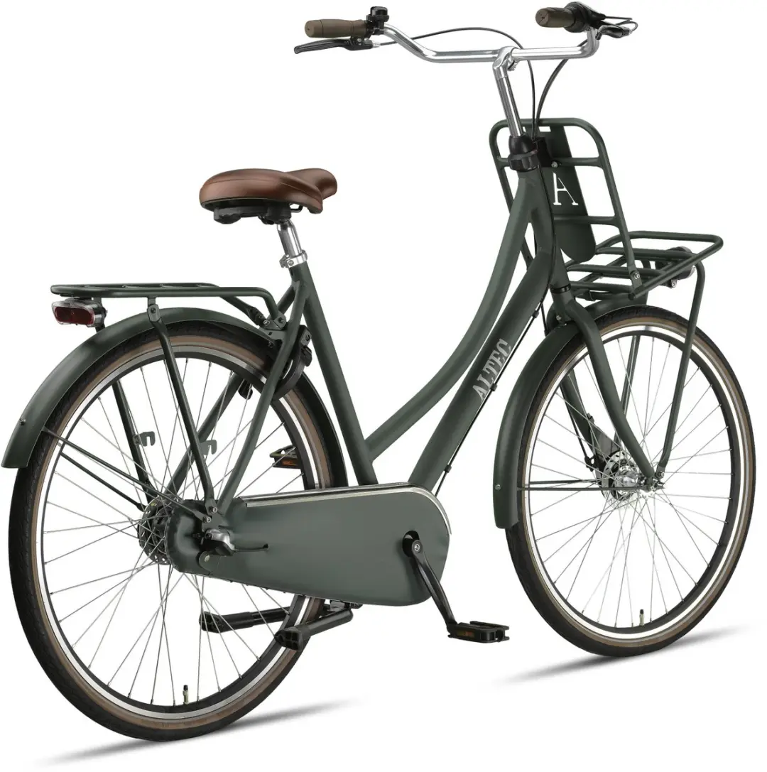 Altec Transportfiets Dames Retro 28" - 3 Versnellingen - 57cm Donkergroen