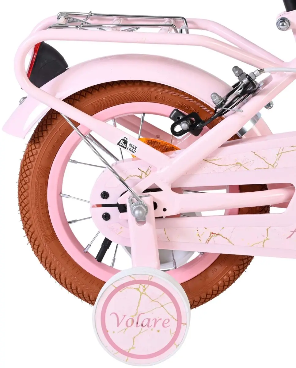 Volare Ashley Kinderfiets 12 inch - Roze - 1 Versnelling