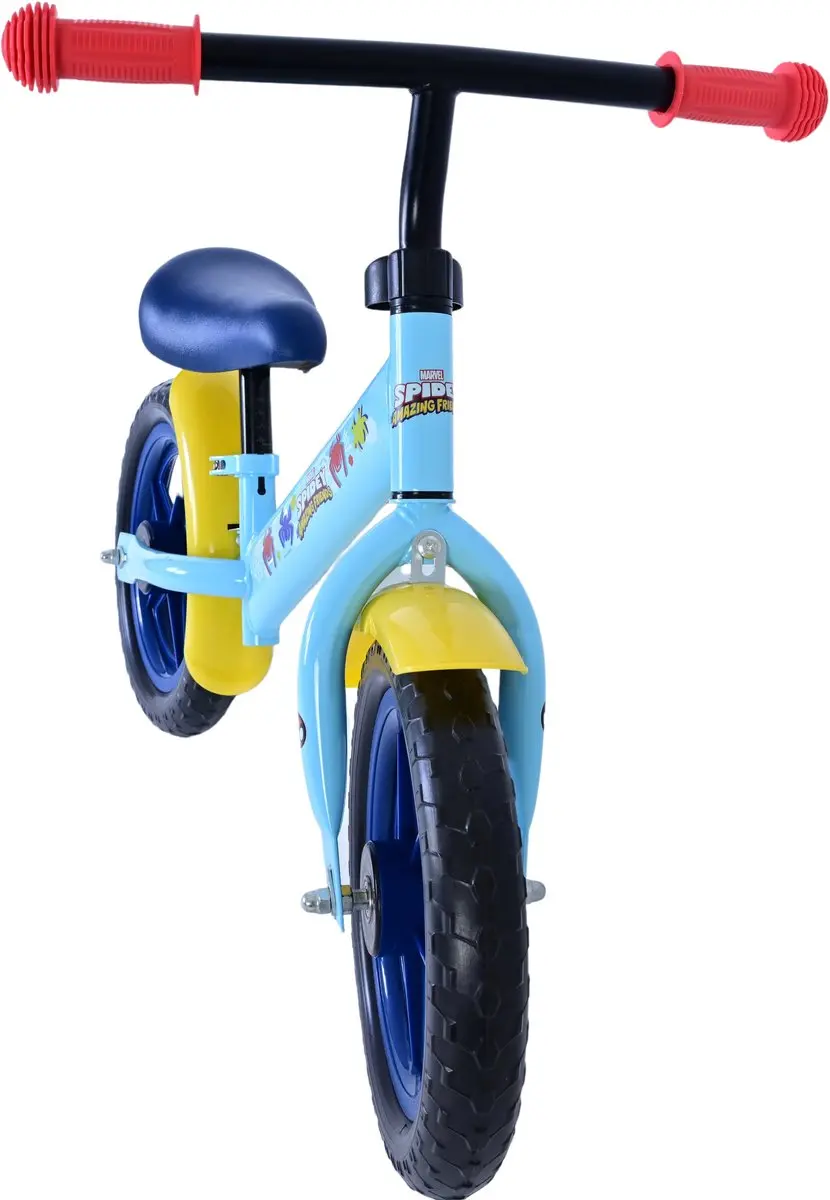 Volare Spidey Loopfiets 12 Inch - Blauw/Geel