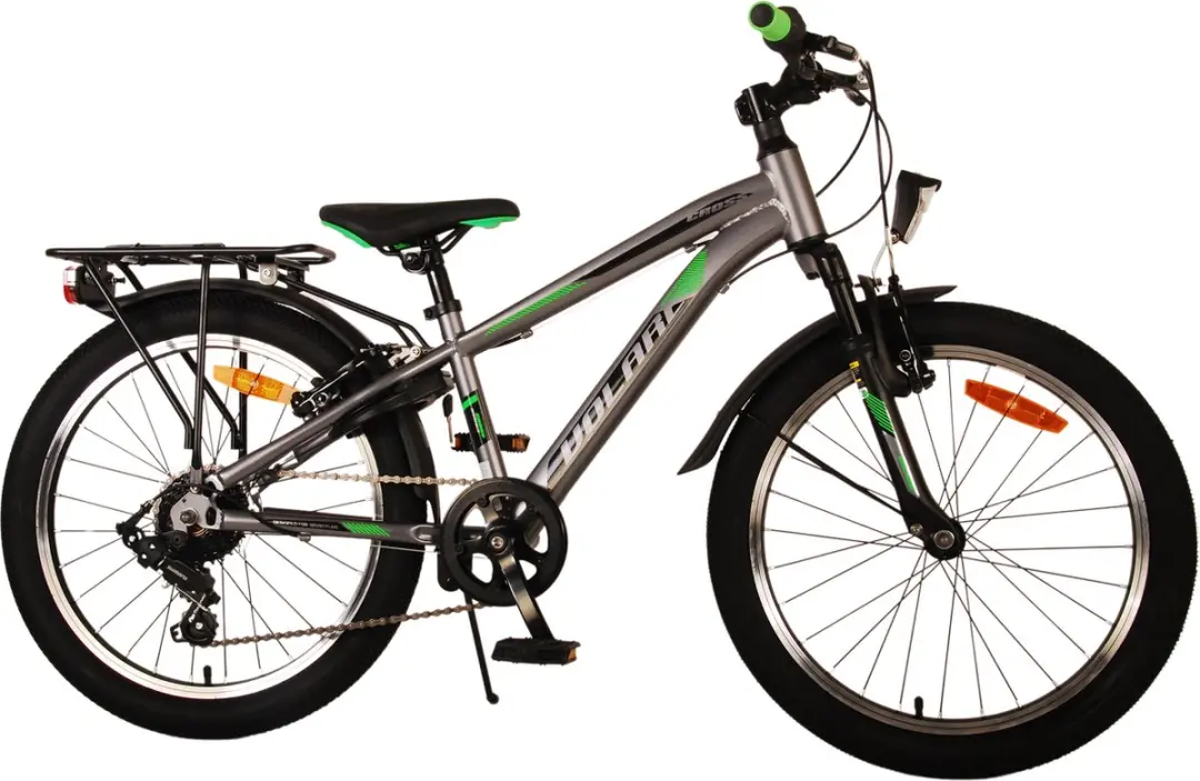 Volare Cross Jongensfiets 20 inch - 6 Versnellingen - Grijs