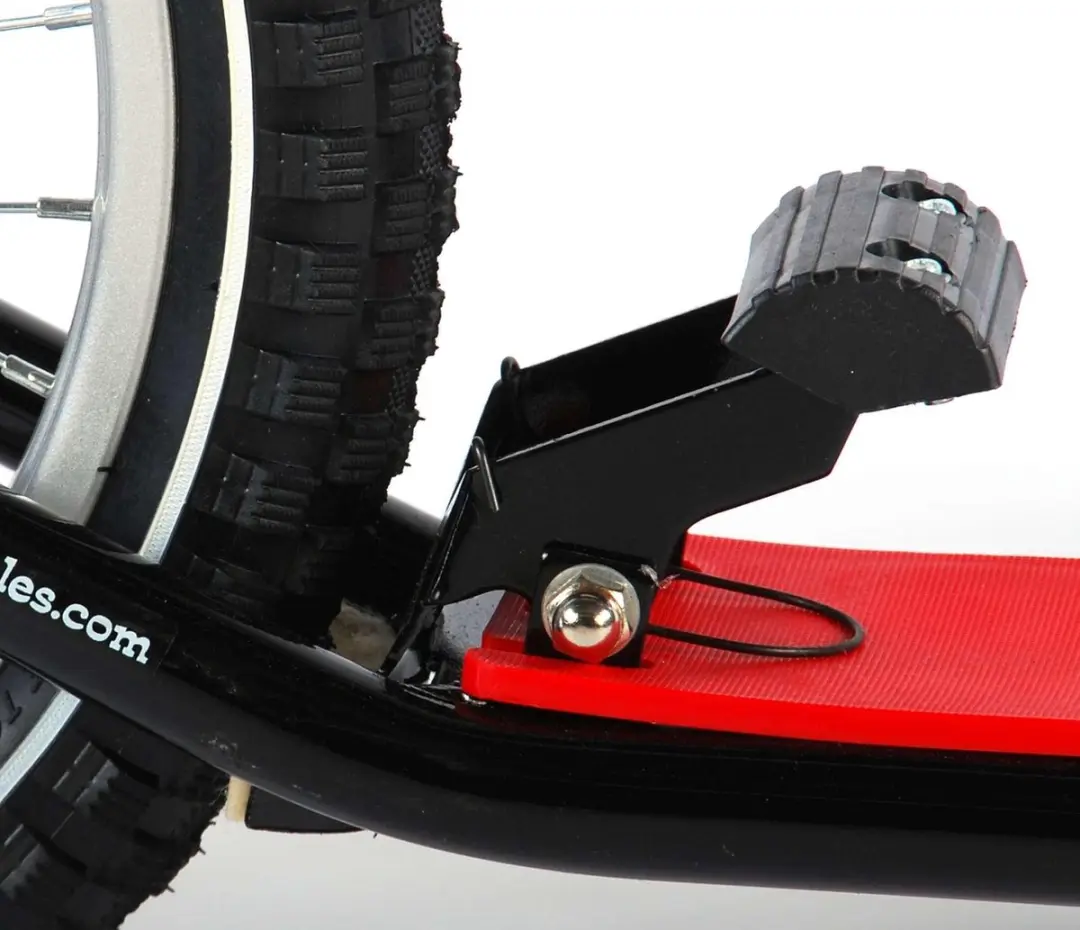 Volare Step 16 inch - 5 Versnellingen - Zwart/Rood - afbeelding 6 van 6