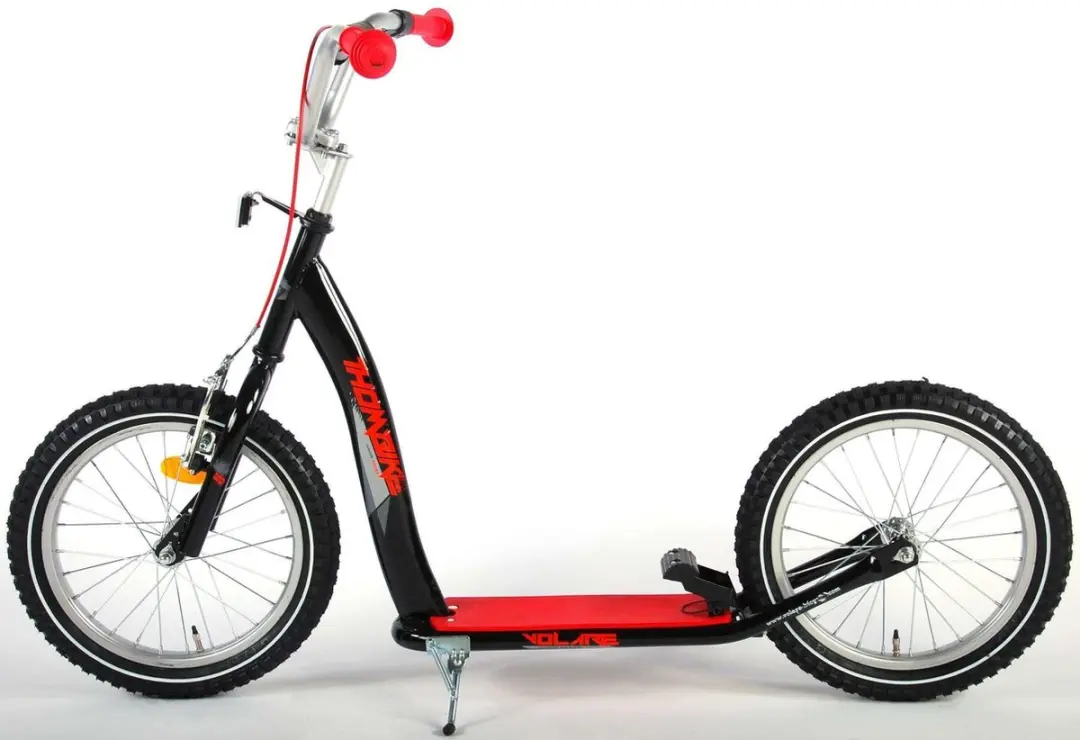 Volare Step 16 inch - 5 Versnellingen - Zwart/Rood