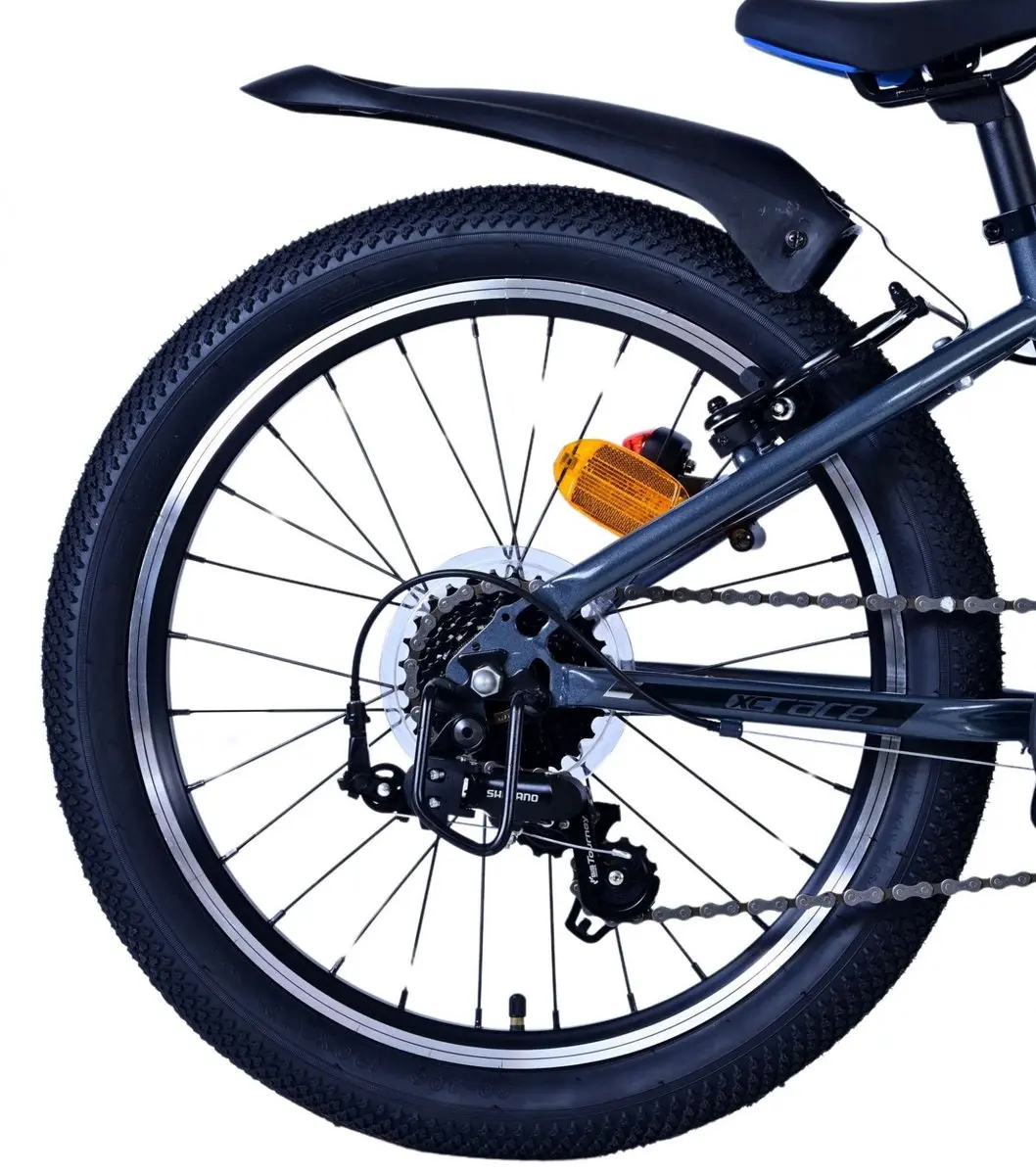Volare XC Race Kinderfiets 20 inch - 7 Versnellingen - Blauw/Grijs - afbeelding 6 van 6