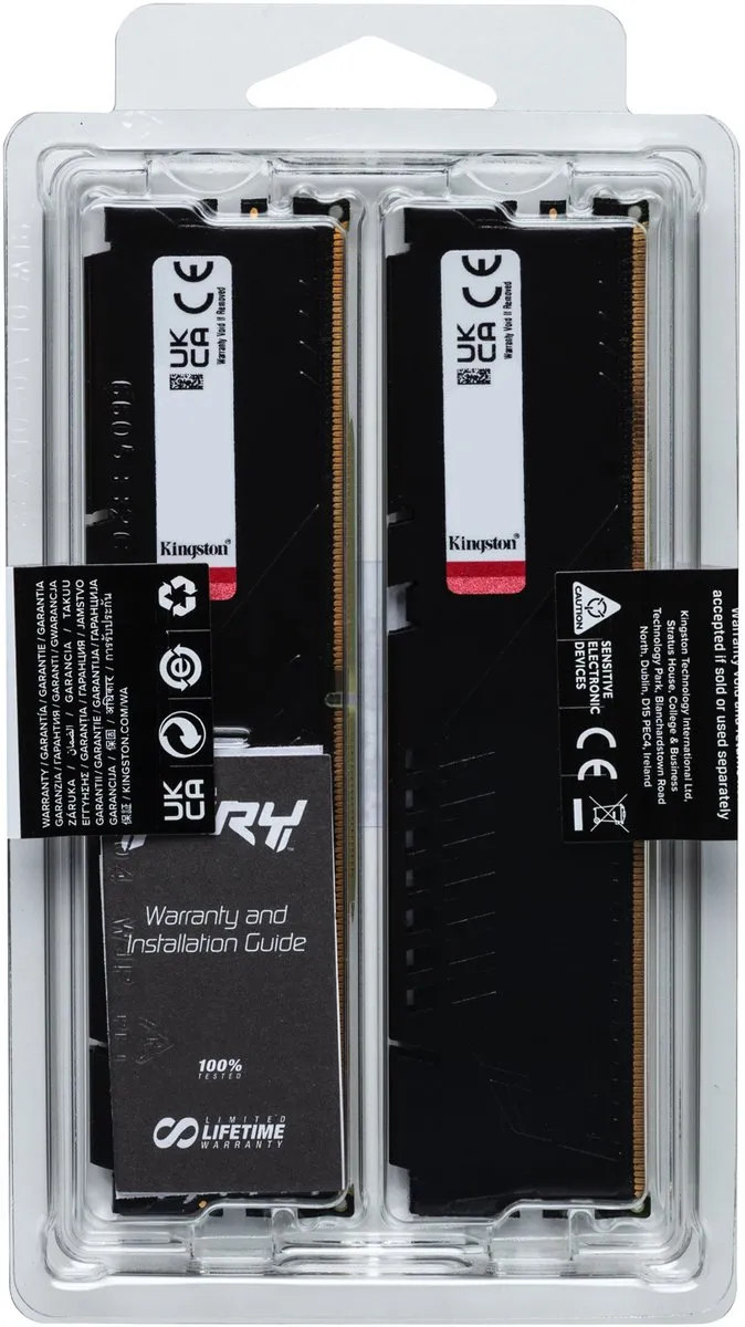 Kingston FURY Beast KF556C40BBK2-128 DDR5 5600MT/s CL40 - 2x128GB - Zwart