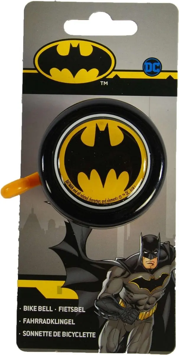 Volare Batman Fietsbel - Zwart