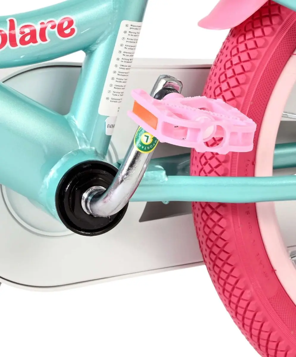 Volare Unicorn Kinderfiets 14" - 1 Versnelling - Groen
