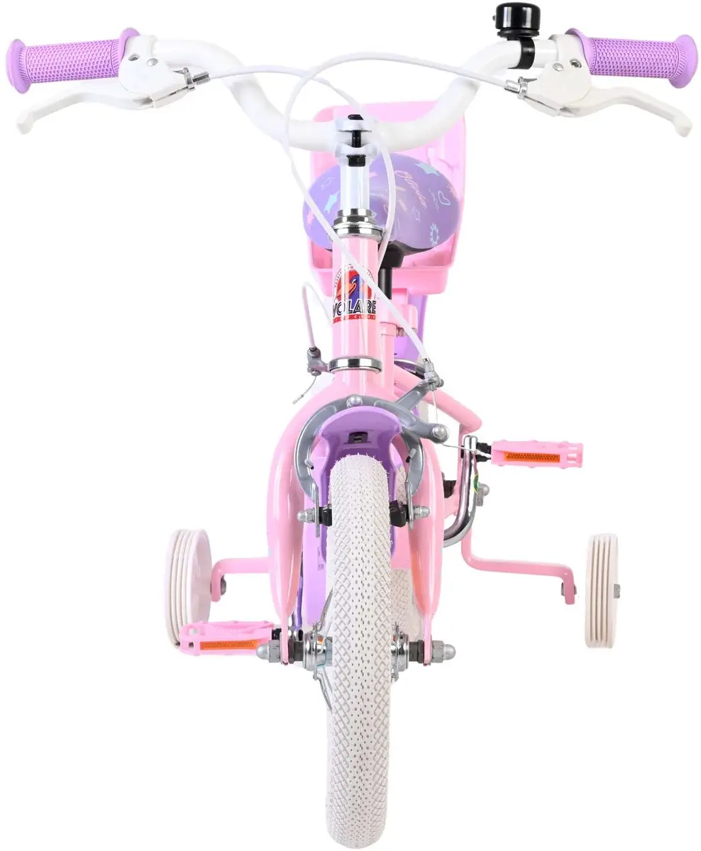 Volare Olivia Kinderfiets 12" - Roze - 1 Versnelling