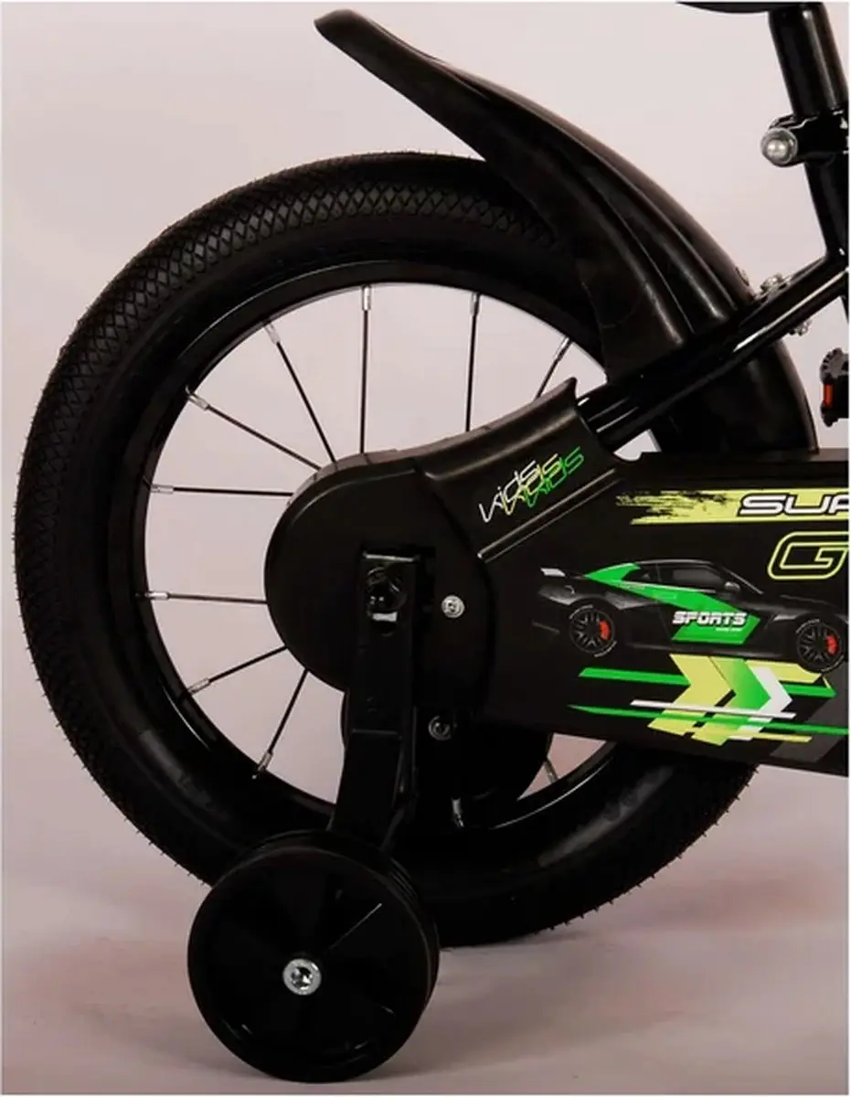 Volare Super GT Kinderfiets 14 inch - 1 Versnelling - Groen