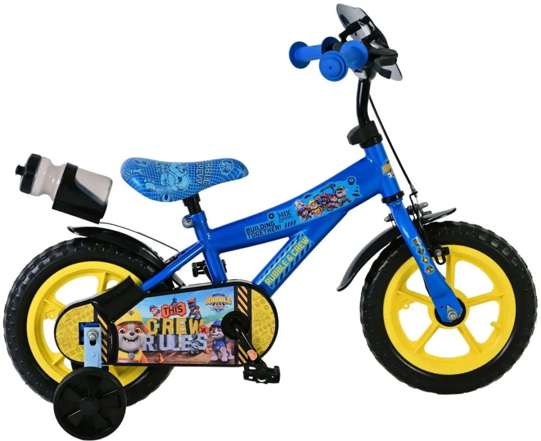 Volare Paw Patrol Rubble & Crew Kinderfiets 12 inch